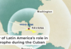 The lost history of Latin America’s role in averting catastrophe during the Cuban missile crisis A map prepared by the Defense Department in 1962 shows potential ranges of Soviet ballistic missiles from Cuba. Department of Defense Cuban Missile Crisis briefing materials/John F. Kennedy Presidential Library and Museum